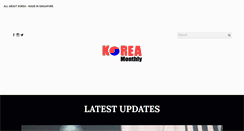 Desktop Screenshot of koreamonthly.com